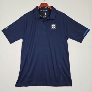 Winnipeg Jets NHL Authentic PRO Fanatics Polo‎ Golf Shirt Men's Size Large New